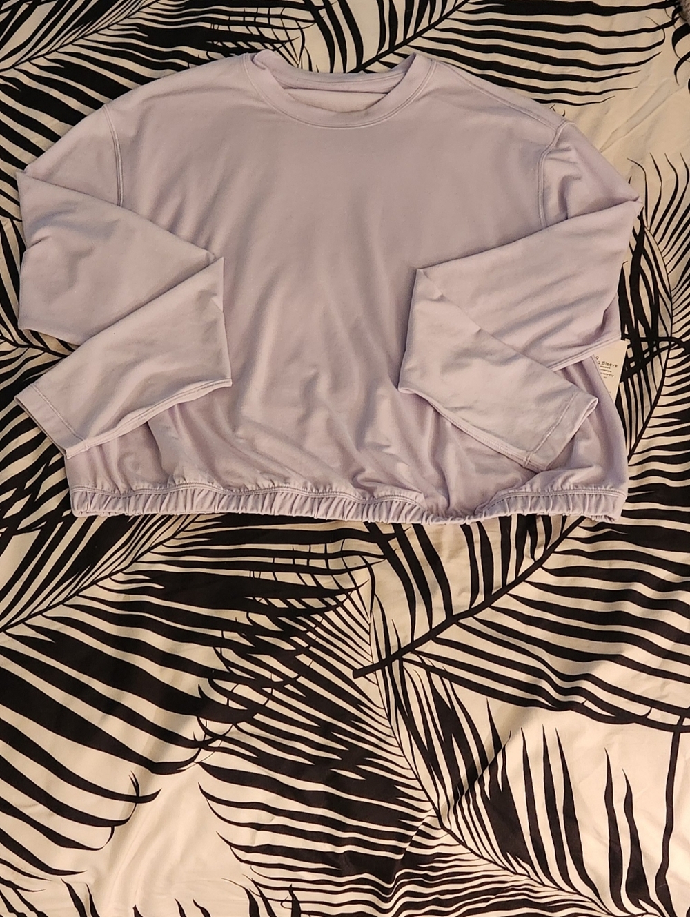 Lululemon Jersey Training Elastic-Hem Long-Sleeve Shirt